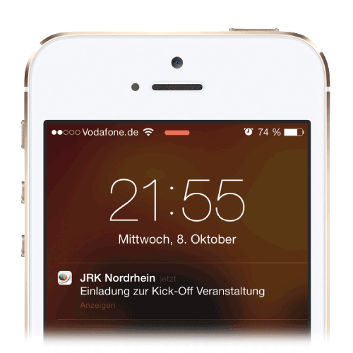 Push-Nachrichten in der Hellwach App